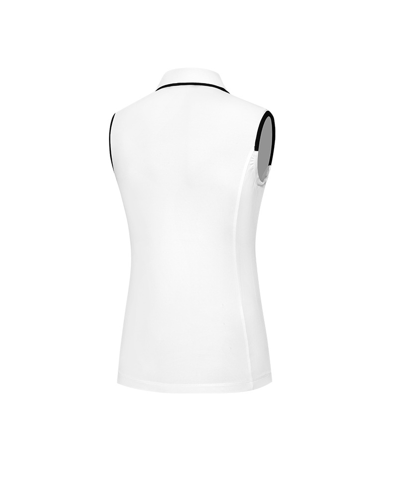 Áo thun ngắn tay giảm béo mùa hè nữ PGM golf, áo thể thao không tay thoáng khí — KUZ147-Quần Trắng, YF552-Áo màu trắng, KUZ147-quần đen, YF552-Áo màu xanh nước biển chi tiết 13