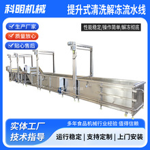 商用冻品解冻流水线冷链冻品入库前预处理设备冻肉冻鱼鸡爪解冻机