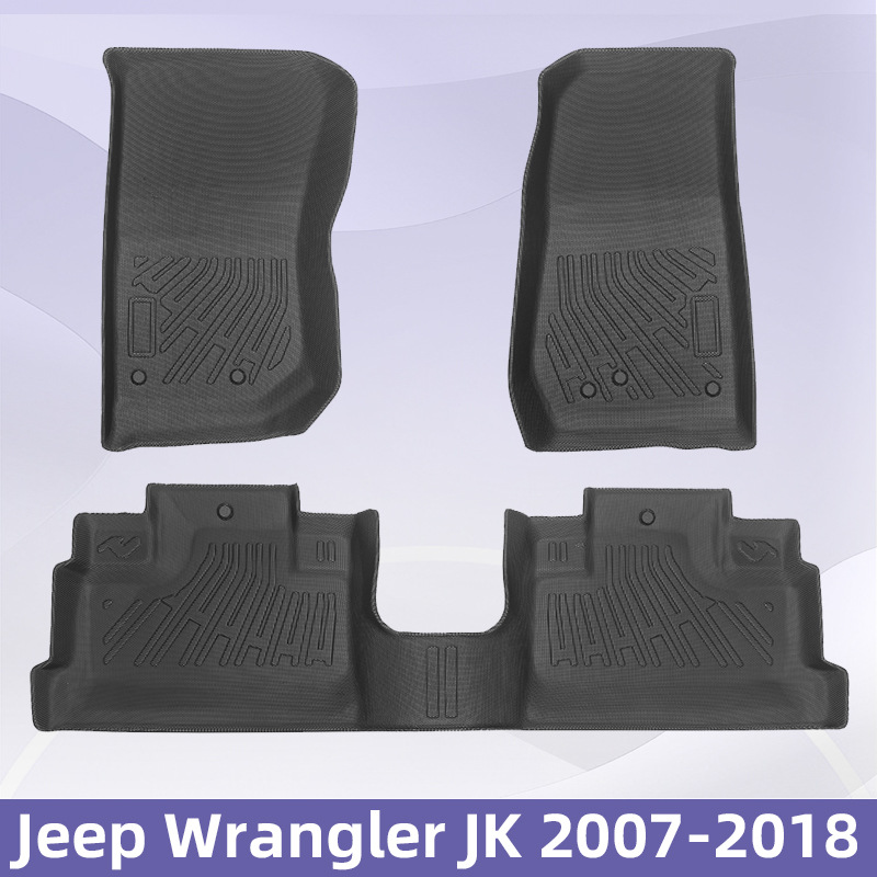 Para Jeep WranglerJK 2007 - 2018 TPE Foot Pad 3D All Weather Material Backpack Pad