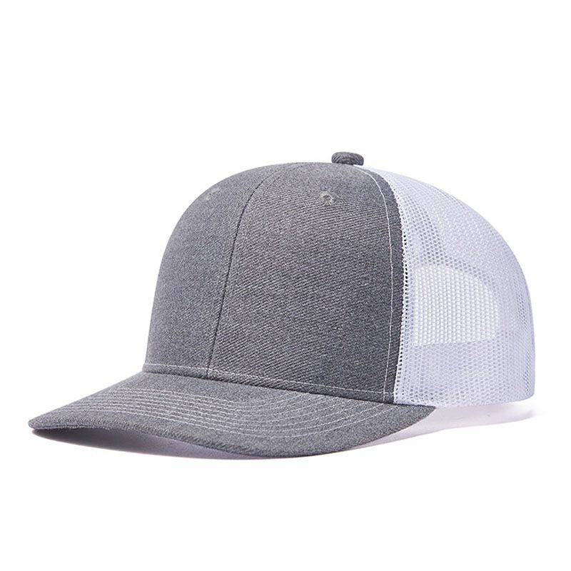 Guangzhou In-stock Wholesale Plain Perforated Curved Brim For Spring And Summer, Adult Unisex Mesh Breathable Baseball_voghion.com