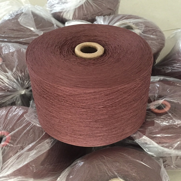 60NM/2 70%绢丝30%棉 绢丝棉混纺纱线 色筒纱