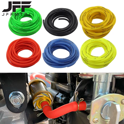Motorcycle accessories modified 10 m fuel pipe rubber gasoline pipe off-road vehicle color fuel hose fuel pipe (Motorcycle General Parts)