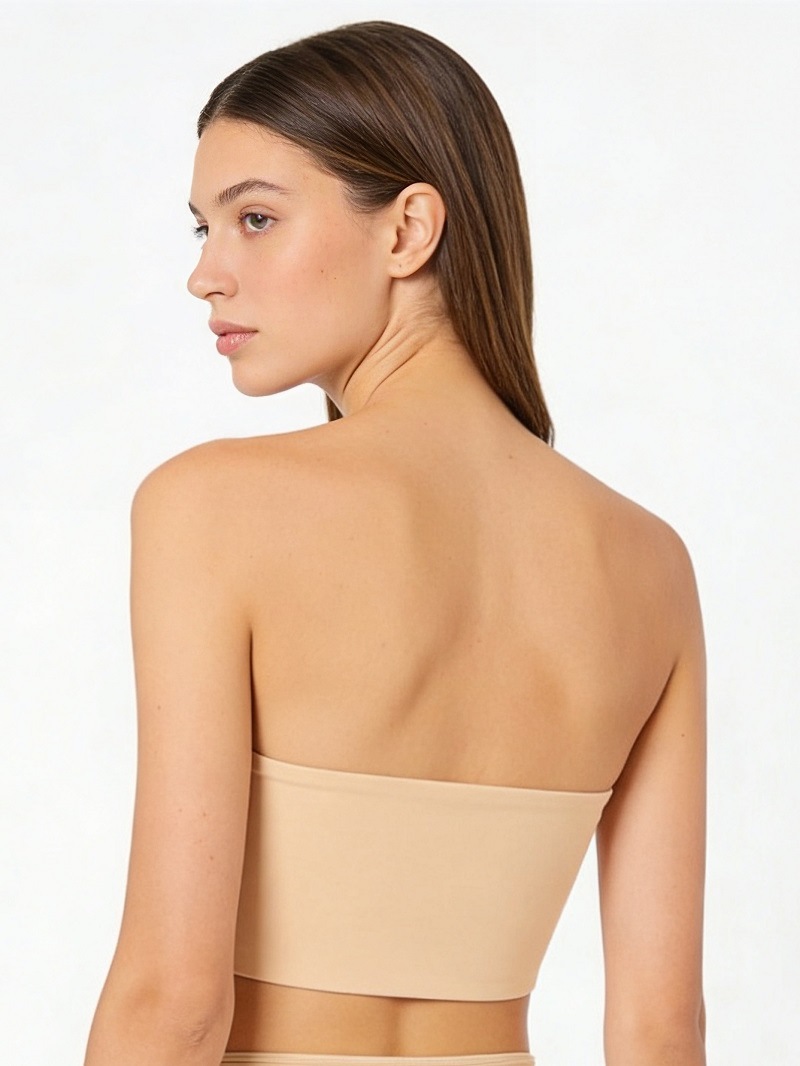 Strapless bandeau top sexy ademend en naadloos voor dames_voghion.com