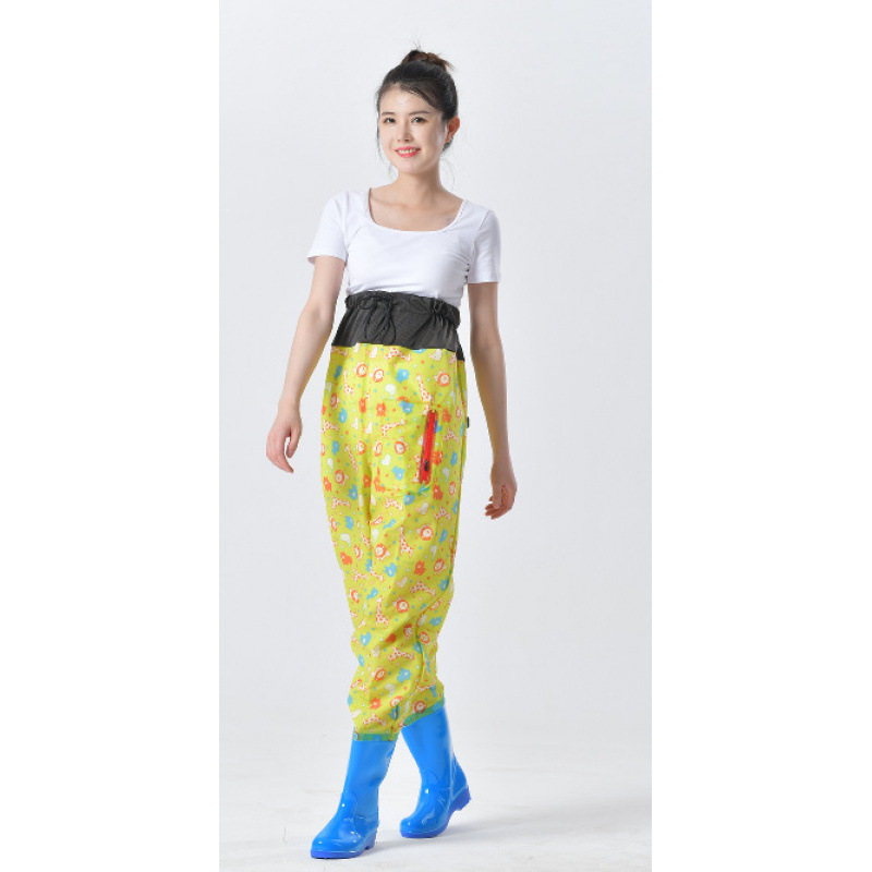 Pantalones de agua de mujer de cinturón, medio cuerpo, zapatos de lluvia de playa, pantalones de lluvia impermeables, ropa de nadar para niños.