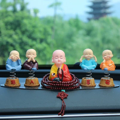 Car ornaments Accessories Car Decorations 2025 New - huang-yi-xiaoshima-buddhist-beads-safe-entry-and-exit-large-leopard-mat