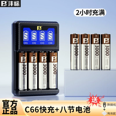 Ultra-Fast Smart Lcd Charger, Hibrid akkumulyator batareyaları - 4-slot-super-fast-charging-8-aa3000-batteries-for-high-power-consumption-only