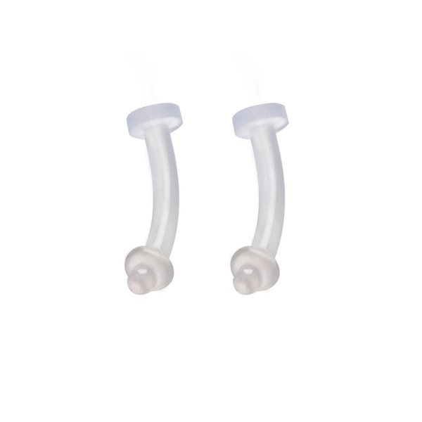 acrylic transparent invisible lip piercing