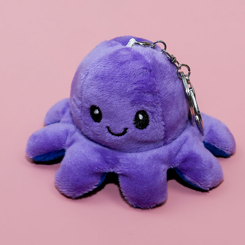 Simple Style Octopus Pp Cotton Patchwork Bag Pendant Keychain display picture 3