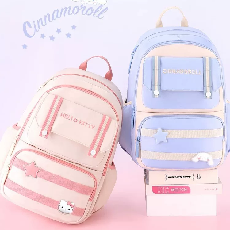 三丽鸥 Children's capacious school bag, backpack lightweight, spine protection