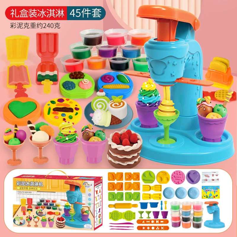 Пластилин для мороженого, набор форм, глина для детского сада, игрушка, DIY