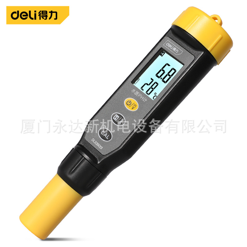 总代理批发得力工具DL339001/DL339011/DL339012水质PH计 检测仪