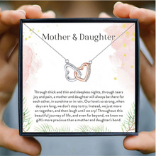 ����ѷõ����ɫĸ�׽�˫��������� Mother Daughter Necklaces