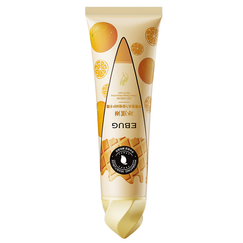 Yiluying Vitalizing Banana Hand Cream, crema de manos hidratante anti-agrietamiento, fragancia rejuvenecedora, crema de manos de helado