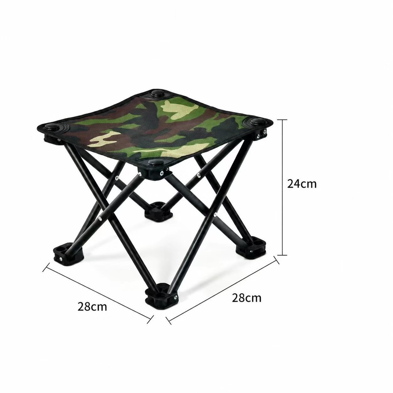 Taburete plegable arco iris taburete ajustable taburete telescópico silla plegable de campamento al aire libre taburete de pesca al aire libre simple taburete de caballo pequeño image 19