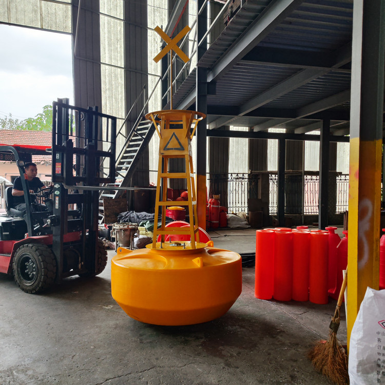 水上交通灯浮 货运运河警示浮标 左红右绿 高分子聚乙烯航标