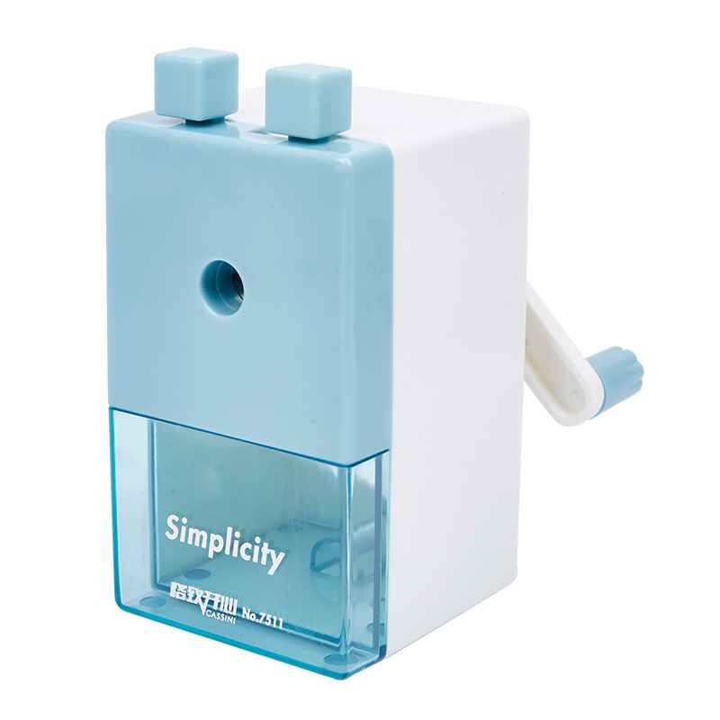 7511 simple cuadrado Sacapuntas de lápiz Morandi Sacapuntas de lápiz de color sacapuntas Sacapuntas de lápiz de mano Sacapuntas de oficina estudiante