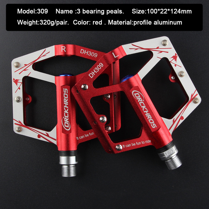 DRCK HROS自転車ペダル3培林ベアリングペダルアルミニウム合金マウンテンバイク部品自転車ペダル|undefined