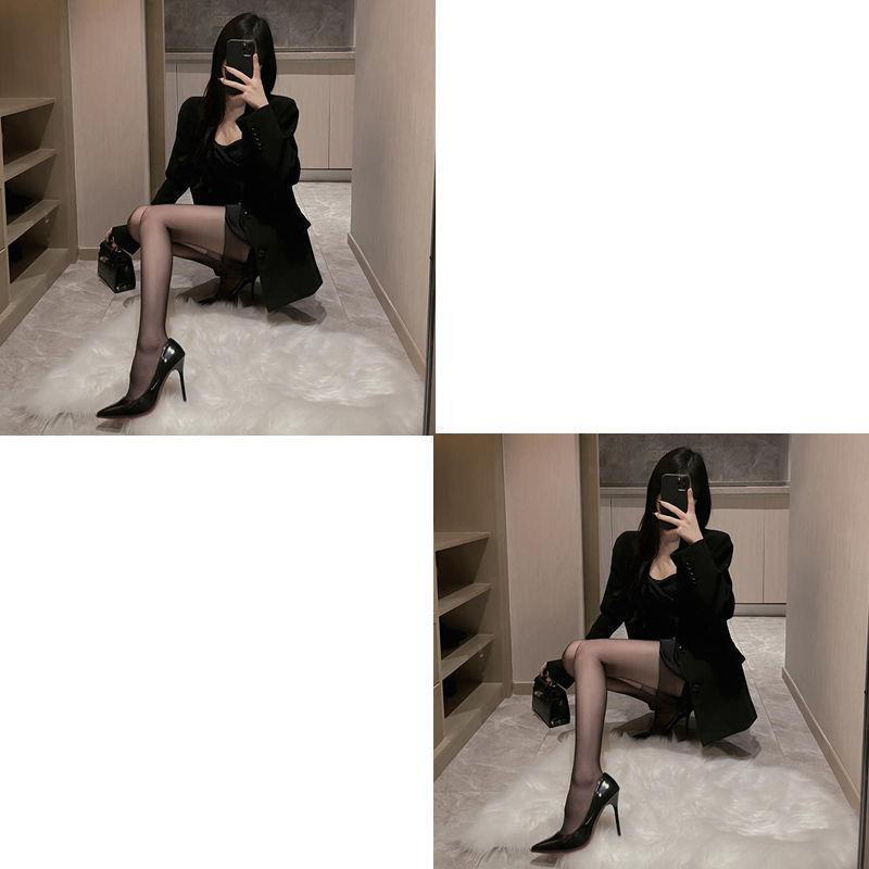 手撕袜薄款一次性黑丝美腿袜火辣破洞易撕jk连裤袜女显腿长Sy|undefined