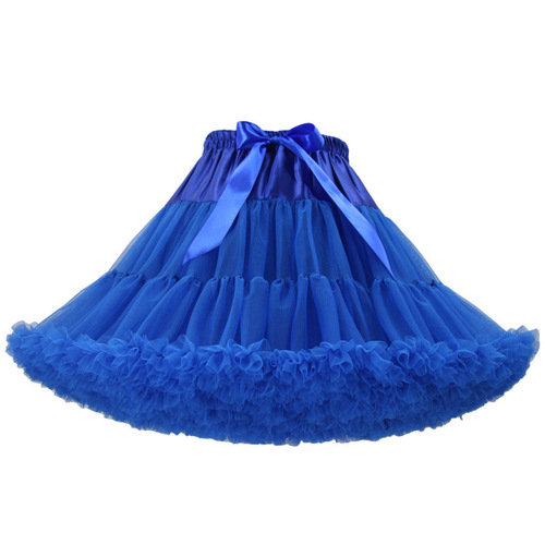 Adult Half-Skirt 230 Daily Tower Cloud Puff Festival Performance Cotton Candy Soft Yarn Fluffy Tutu Skirt