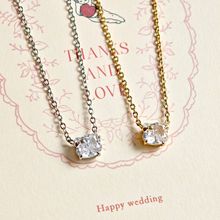 日韩超闪少女心Kitty猫切割锆石吊坠项链女甜美精致百搭锁骨链配