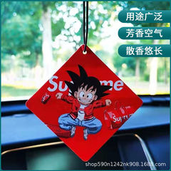 Car Air Freshener Hook with Monkey Pattern, Vehicle Air Freshener, Car Interior Decor, Hanging Accessory, In-Car Fragrance Strip to Eliminate Odors