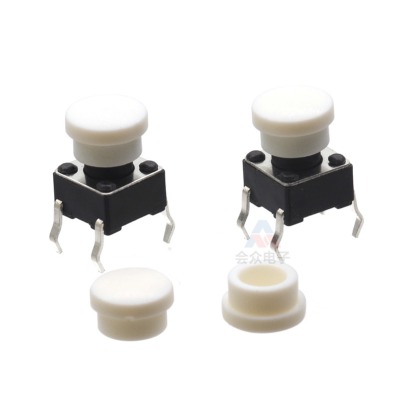工厂直销 A29 3.4直径轻触开关按键帽 适配6*6插件贴片轻触开关