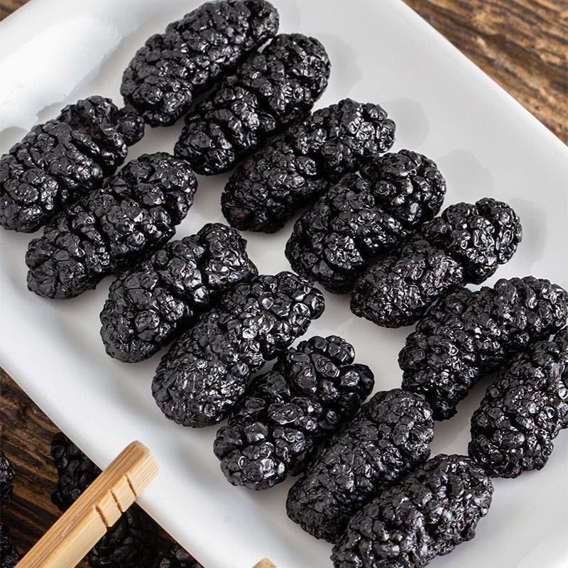 Dried Black Mulberry 500g Hei Sang Shen Fruit Slices for Tea and Herbal Use overview