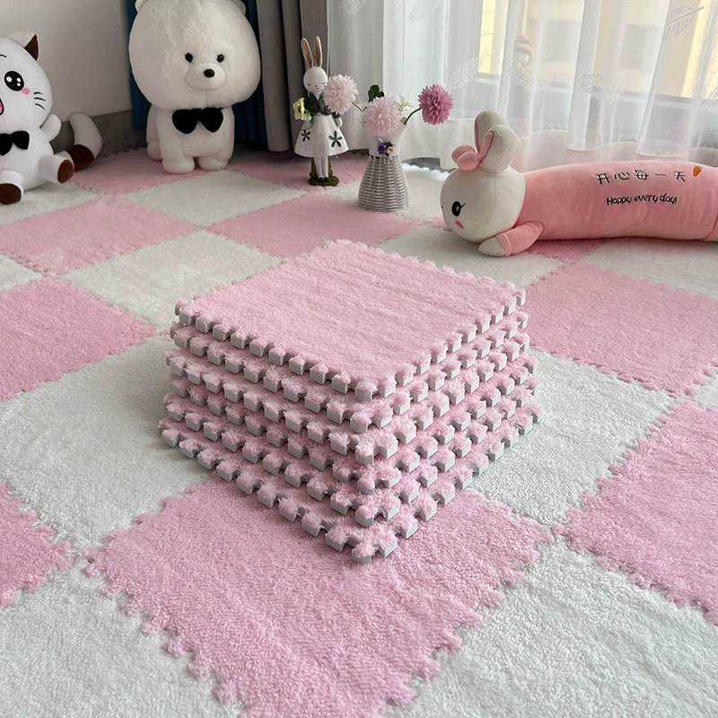 INS Wind Детская комната Полный магазин Flip -режим Foam Switching Plush Plush Plasma Carpet Bedroom