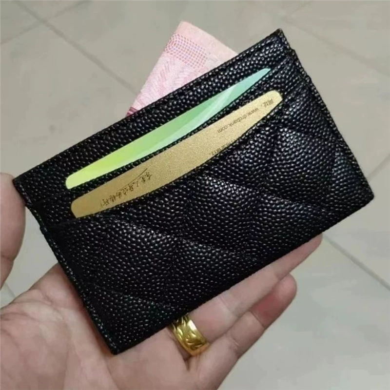 Кардхолдер (в стилистике Chanel) ультратонкий натуральная кожа, ромбовидная стёганая отделка ограниченная серия