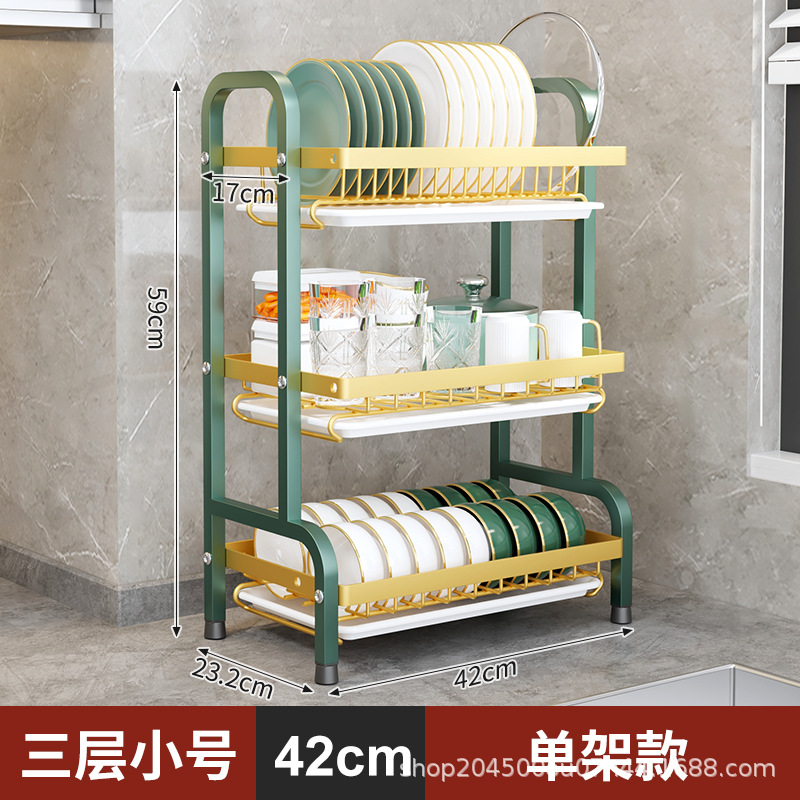 Estante de almacenamiento de platos domésticos estante de drenaje de agua estante de cocina multifuncional estante de almacenamiento de platos estante de palillos caja de almacenamiento armario