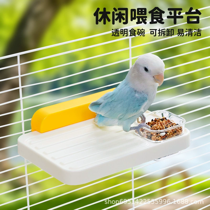 Платформа для кормления попугаев растоловая платформа для отдыха может прилипать к стеклянному маленькому кормушке для птиц