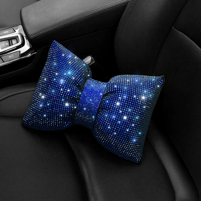 pillow pillow pillow female | Headrest - blue-diamond-star-simple-headrest-a