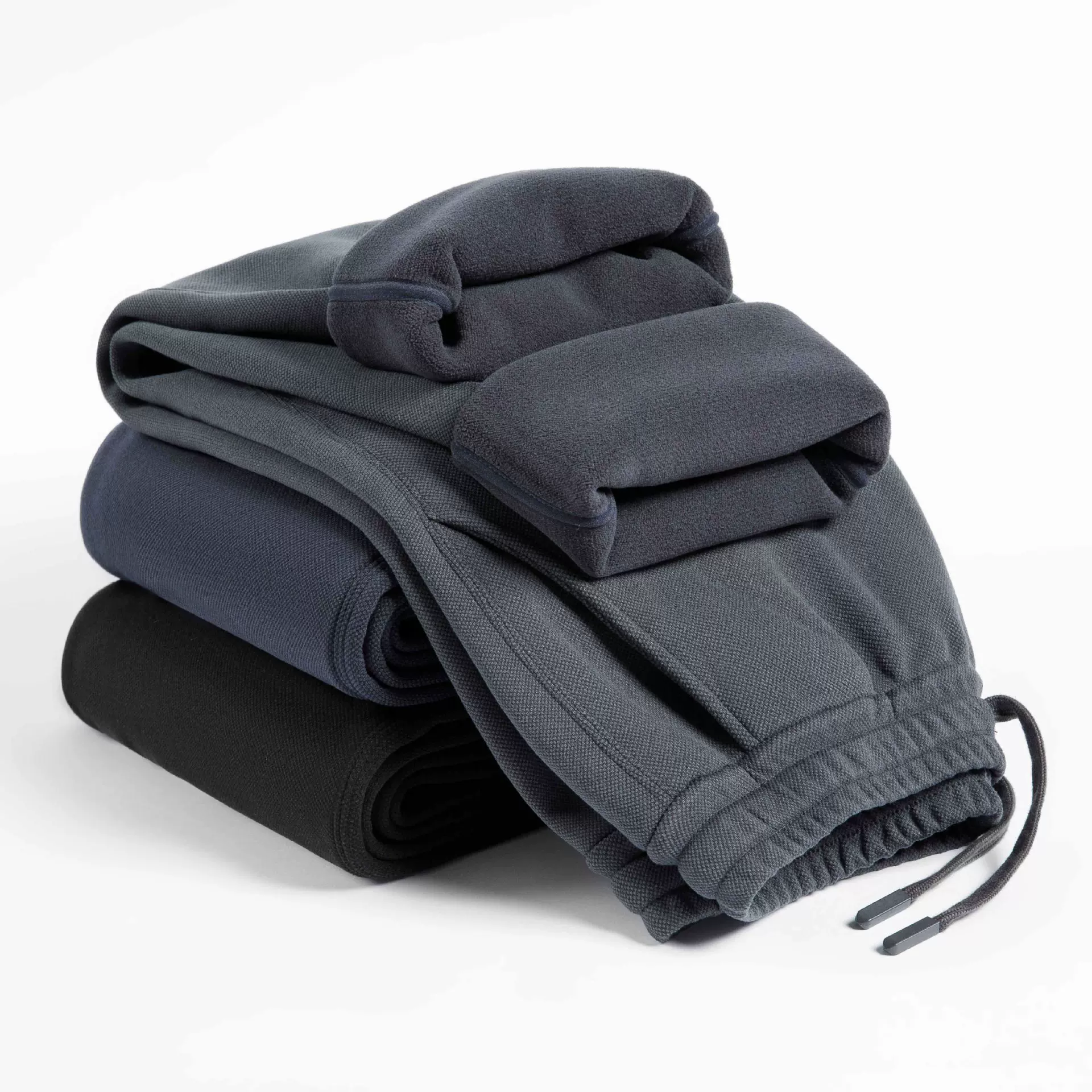 【三防】冬季羊毛蚕丝加绒加厚卫裤男防风保暖裤休闲运动直筒长裤