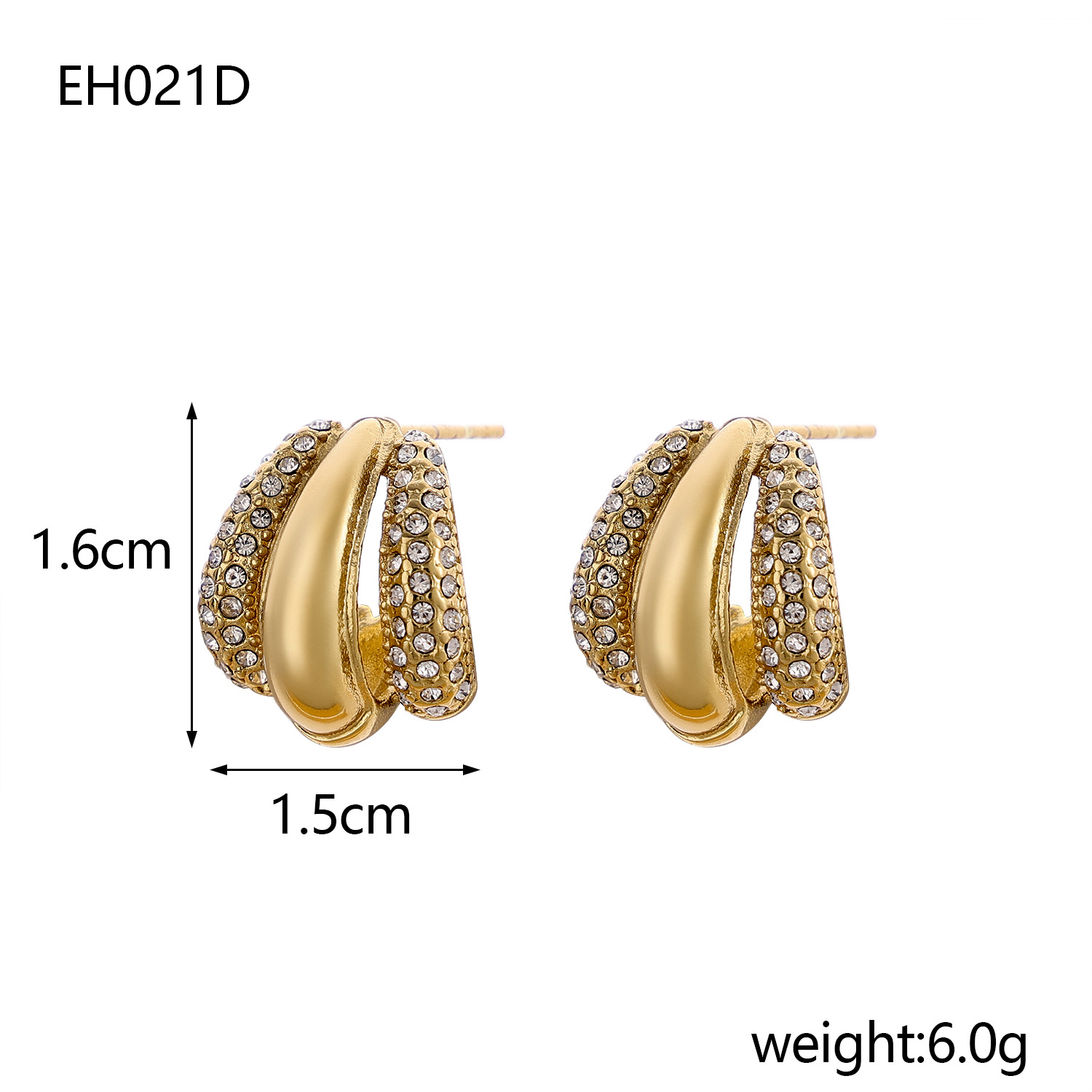 1 Ζεύγος Απλό Στύλ Γεωμετρικό Μοτίβο Αγάπη Σχήμα Καρδιάς. Ινλεί Χάλυβα Τιτανίου Μαργαριτάρι Σκουλαρίκια Με Σκουλαρίκια display picture 10