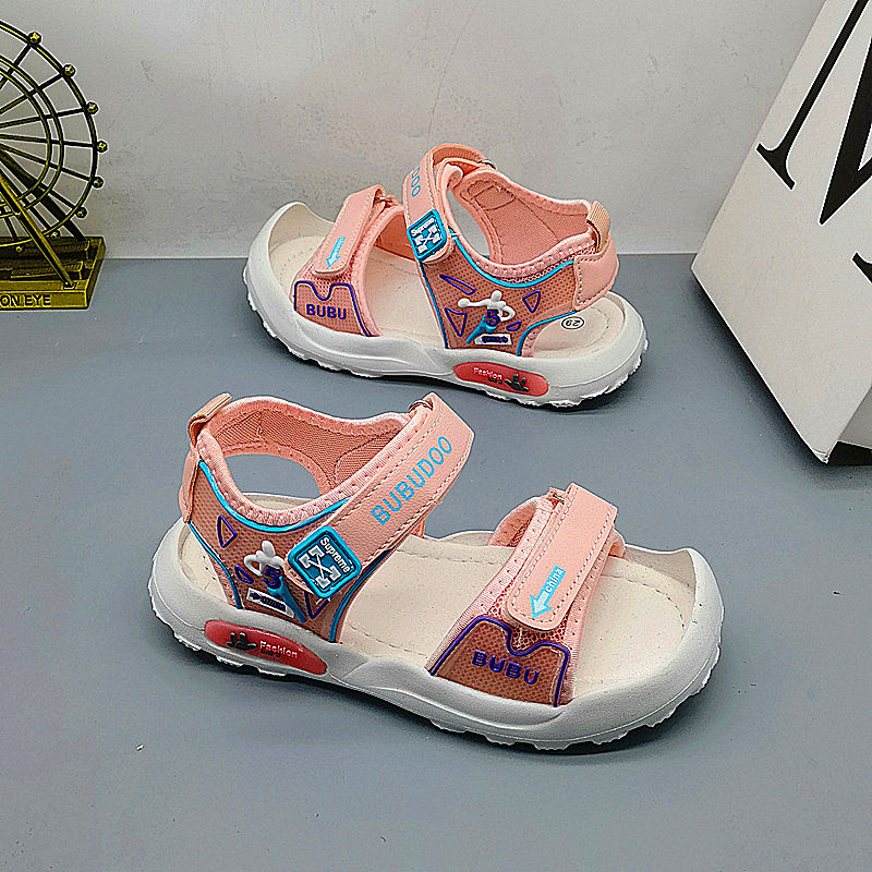 27-31 Tamaño de sandalias para niñas, zapatos de playa para niños, zapatos de verano nuevos zapatos para niñas, zapatos de princesa