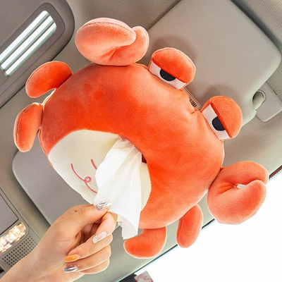 wholesale car cartoon tissue: Car tissue box/set - crab-tissue-box-large-quantity-wholesale-price