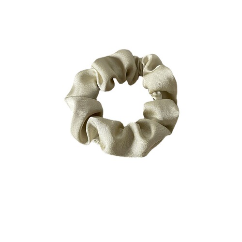 Korean version of solid color large intestine ring, high-end rubber band, ponytail head rope, cross-border head flower, European and American fat intestine hair ring hair accessories for women