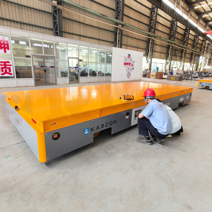 睿迈科25吨模具 遥控无轨道承重搬运平板车 重型电动移动平台