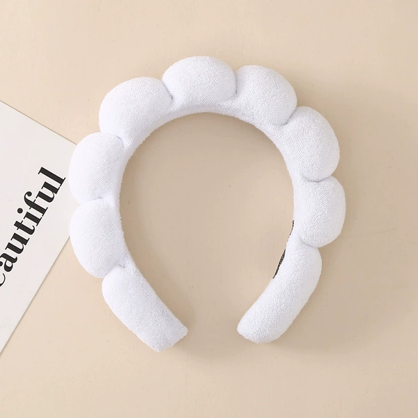 Cloud hair hoop [White]