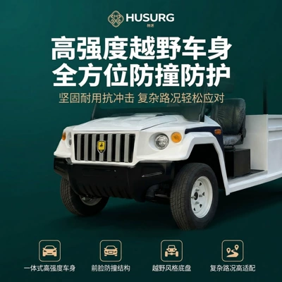 Electric Patrol Vehicle with Pickup Elektrikli qolf avtomobilləri