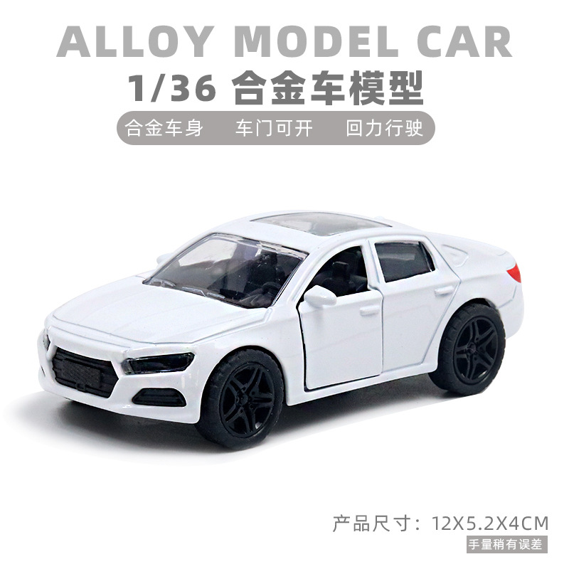 Return fuerza a granel aleación modelo de coche puerta abierta coche de juguete para niños niño decoración de pastel al por mayor