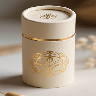 Various Sizes Logo Customized Perfume, Essential Oil, Cosmetics Round Paper Cans Exquisite Craft Source Factory