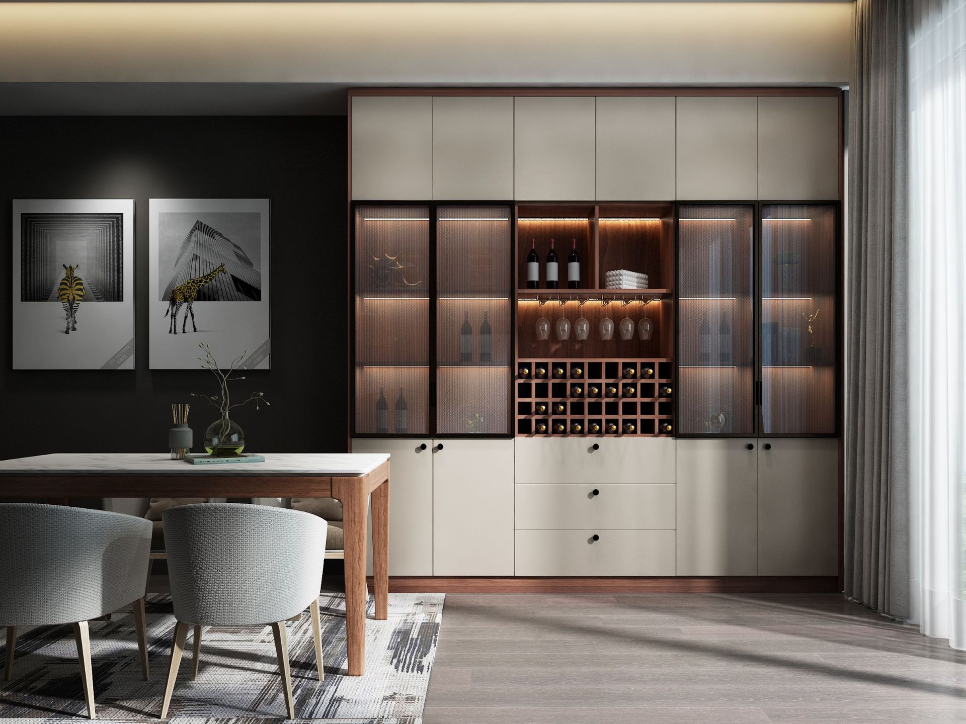 兔寶寶板材定制全屋定制衣櫃