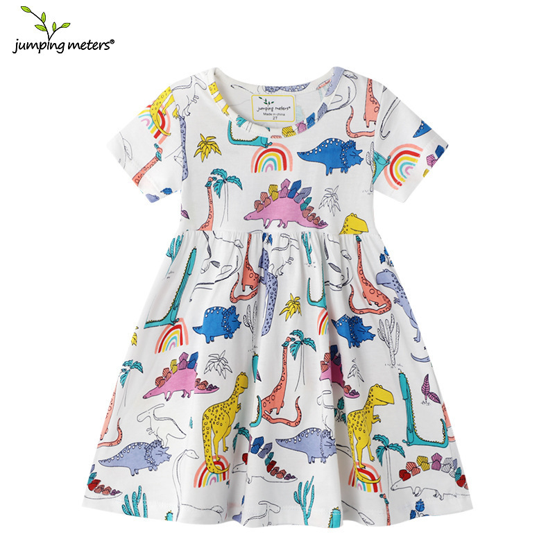 Girls' Patchwork Dress Summer 2026 Fashionable Printed Princess Dress Distribution in Europe and America Children's Dress One-Piece Dropshipping