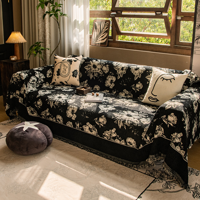 Sofa Slipcover Sofa Cushion Cover In Chinese Light Luxury Style, Full Cover, Suitable For All Seasons, Universal Sofa Slipcover, 2026_voghion.com