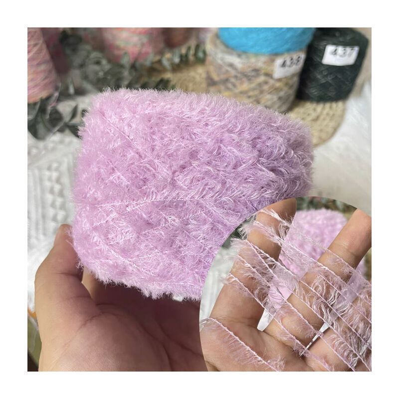Handmade DIY fancy feather sheep shearing wool crochet doll wool knitting hand mixed scarf material bag Handmade DIY fancy feather sheep shearing wool crochet doll wool knitting hand mixed scarf material bag