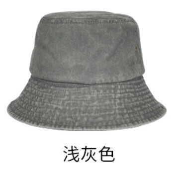 水洗纯棉渔夫帽网红夏季韩版百搭日系防晒遮阳太阳帽子女素颜盆帽|undefined