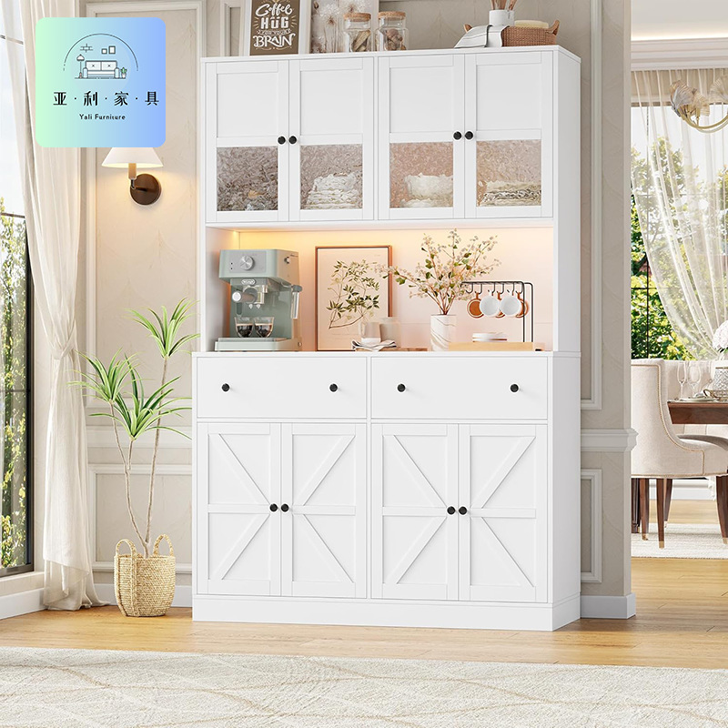 Cross-Border Source Factory Sideboard Panel Furniture Modern Sideboard with Drawers Coffee Bar Wholesale Sideboard Cross-Border Source Factory Sideboard Panel Furniture Modern Sideboard with Drawers Coffee Bar Wholesale Sideboard
