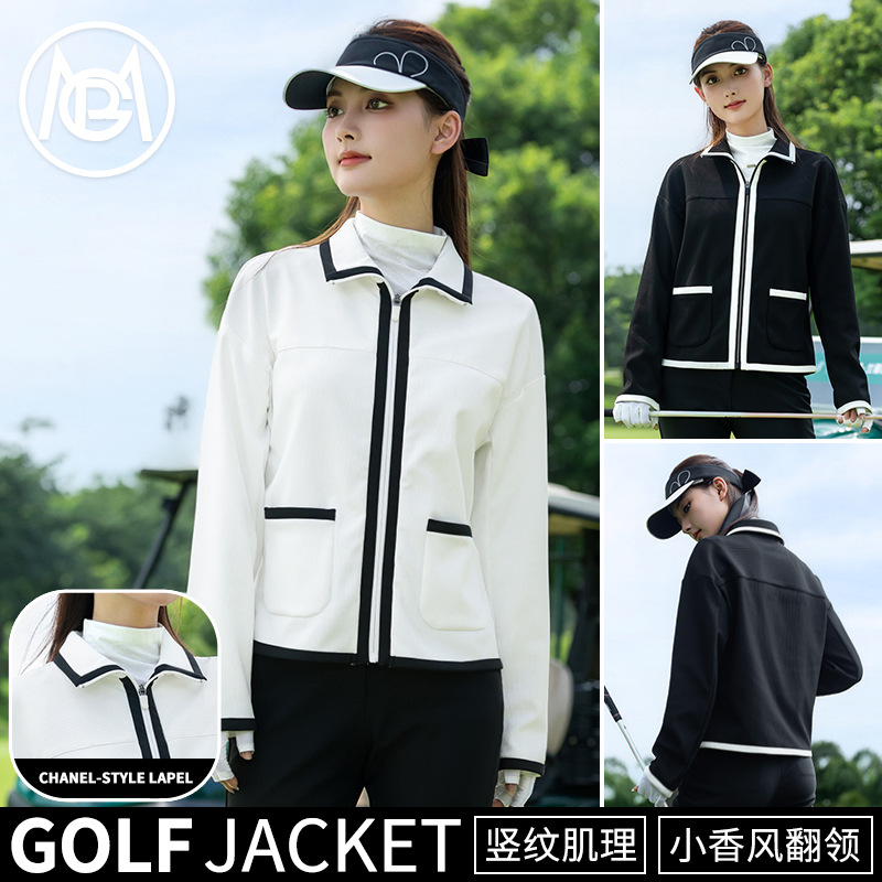 Pgm Golf Women's New Autumn and Winter Style Short Sports Jacket for Ladies