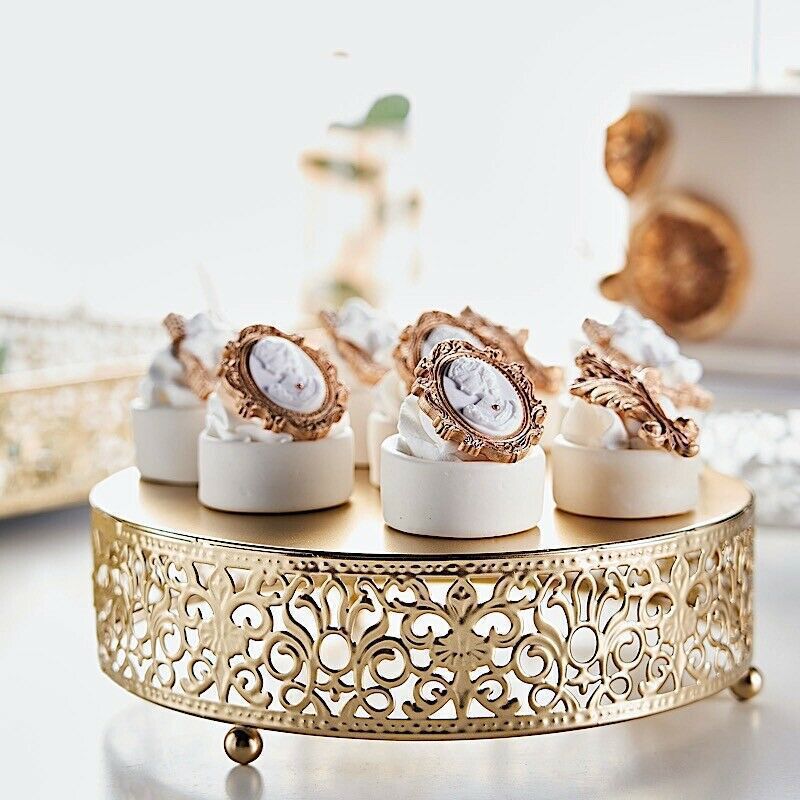 European Style Light Luxury Wedding Cake Stand Holiday Party Decoration Dessert Table Cupcake Cake Candy Display Plate